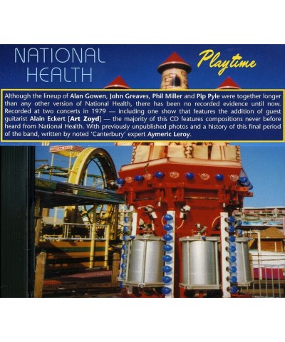 National Health PLAYTIME CD $6.88 CD