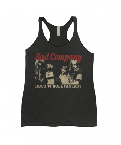 Bad Company Ladies' Tank Top | Rock n' Roll Fantasy Album Design Distressed Shirt $12.74 Shirts