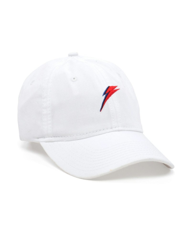 David Bowie Bowie Lightning Bolt White Hat $6.40 Hats